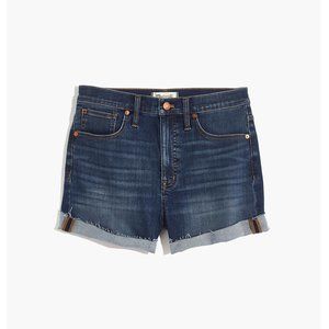 Madewell High-Rise Denim Shorts in Danny Wash
